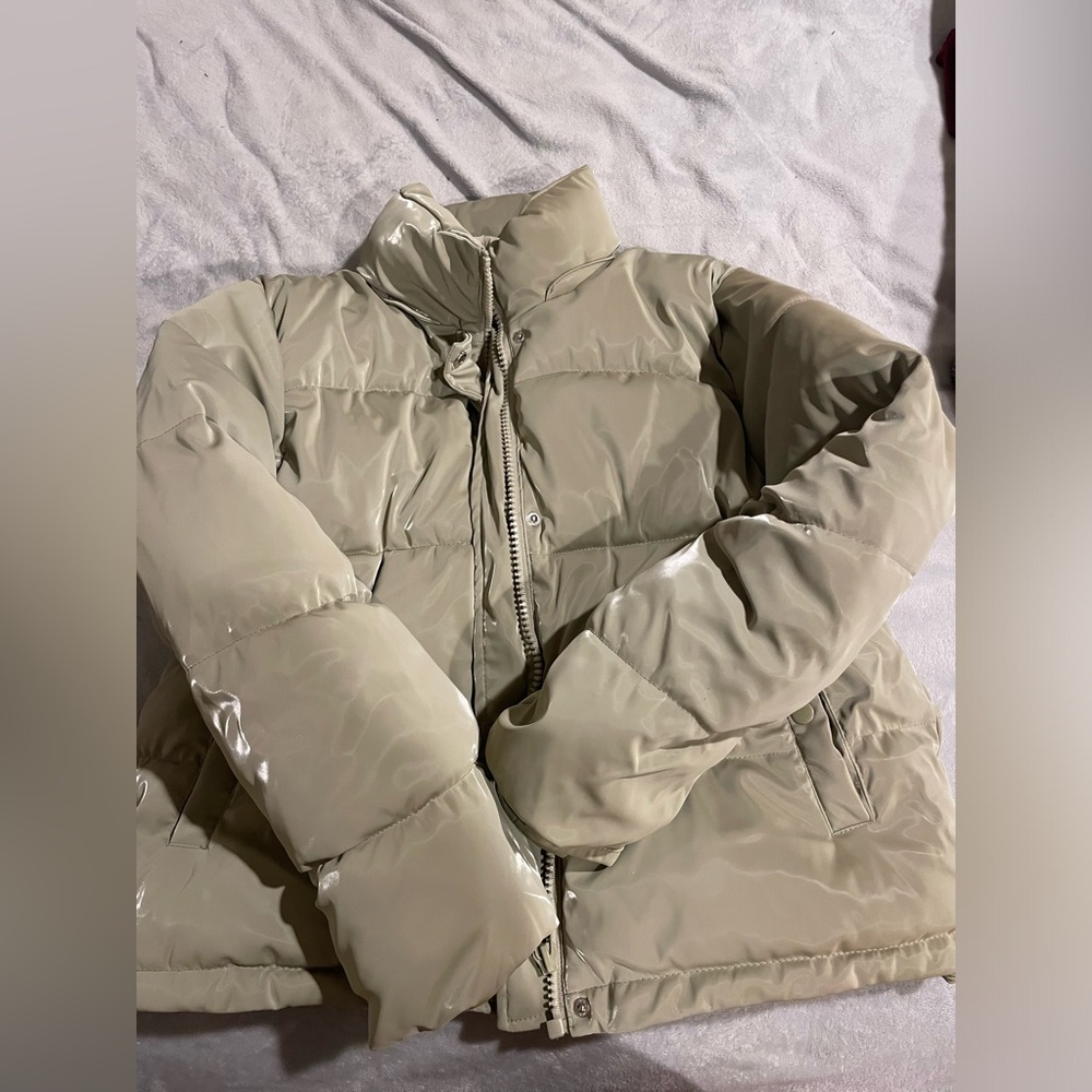 Mint Green Puffer Jacket